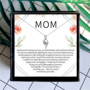 Mother’s Day Simple Fashion Crystal Pendant Necklace