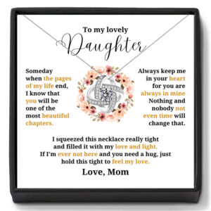 Eternal Star four-leaf clover full diamond design gift box pendant necklace for daughter