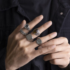 Stylish Simple Geometric Ring