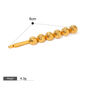 18K gold natural elements combined with marine elements to design high-end hair accessories