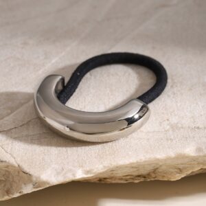 18K gold fashionable simple arc design versatile hair accessories