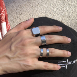 Fashion Simple Hip Hop High Street Style Ring