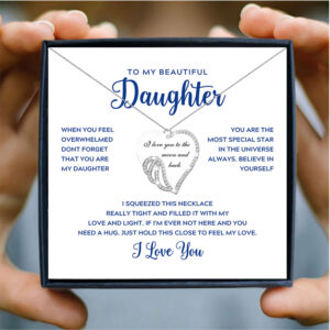 Fashion Angel Wings Diamond Heart Design Gift Box Necklace for Baby Girl
